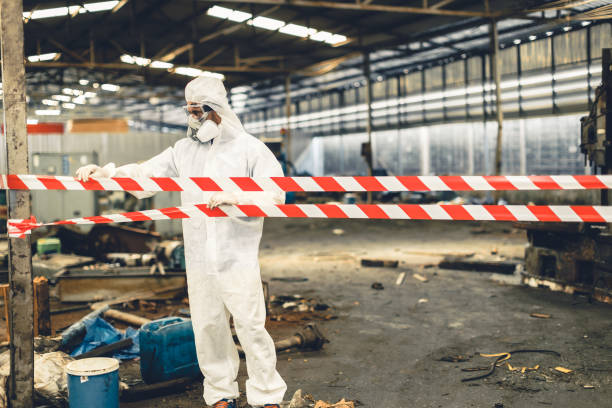 Professional Trauma Scene Cleanup technician working in Augusta, AR